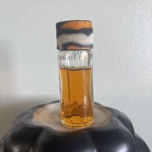Vintage Faberge TIGRESS Cologne 1/2 - .5 fl oz 75% Full - Tiger Splash